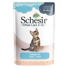 SCHESIR Kitten Filety z kurczaka w galaretce 85g (saszetka)