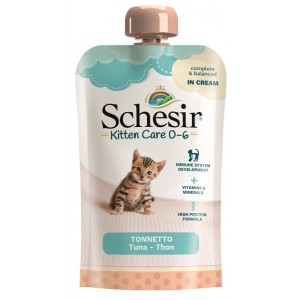SCHESIR Kitten Mus z tuńczyka od pierwszych dni życia 150g (tubka)