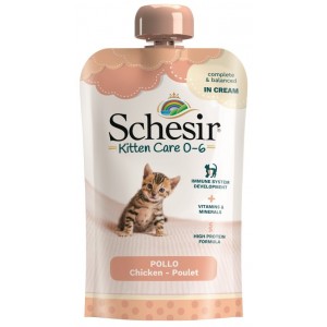 SCHESIR Kitten Mus z kurczaka od pierwszych dni życia 150g (tubka)