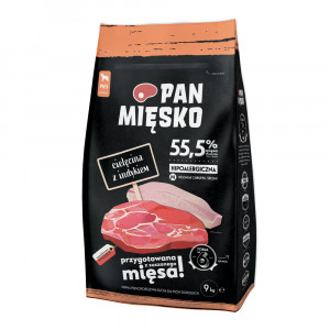 PAN MIĘSKO Cielęcina z indykiem - rozmiar chrupek: M (średni)