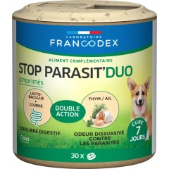 FRANCODEX Tabletki dla małego psa na pasożyty STOP PARASIT'DUO 30 szt