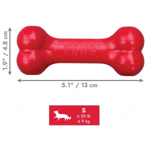 KONG Goodie Bone Red - zabawka dla psa z miejscem na smakołyki