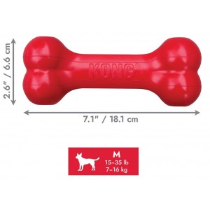 KONG Goodie Bone Red - zabawka dla psa z miejscem na smakołyki