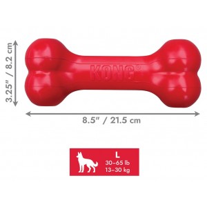 KONG Goodie Bone Red - zabawka dla psa z miejscem na smakołyki