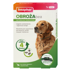 BEAPHAR Obroża BEA naturalna zapachowa M/L - obroża ochronna