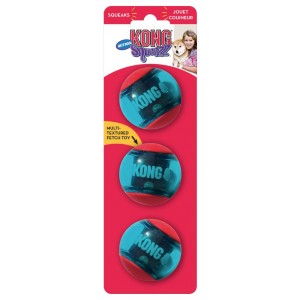KONG Squeezz Action Ball Red
