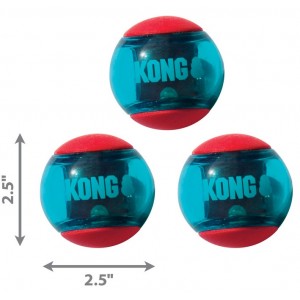 KONG Squeezz Action Ball Red
