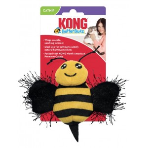 KONG Cat Better Buzz Bee - zabawka pszczółka z kocimiętką