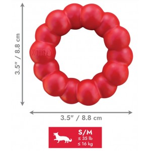 KONG Ring - wytrzymała zabawka do żucia i aportu
