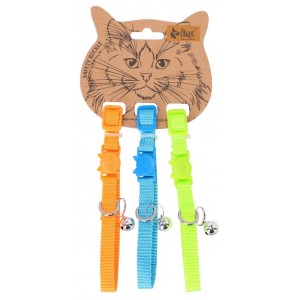 DINGO Komple obroży dla kota (18-28 cm) 3 szt. - różne kolory