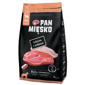 PAN MIĘSKO Cielęcina z indykiem - rozmiar chrupek XL