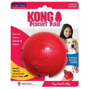 Zabawka dla psa KONG Classic Biscuit Ball S