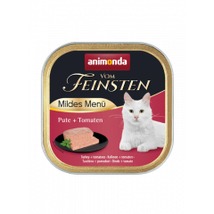 ANIMONDA Cat Vom Feinsten Mild Menu Adult - indyk pomidory 100g