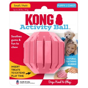 KONG Puppy Activity Ball - zabawka na przysmaki