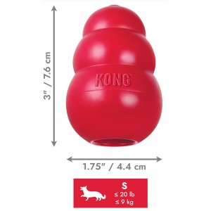 KONG Classic - czerwony