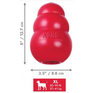 KONG Classic - czerwony