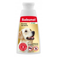 SABUNOL Emulsja do mycia przeciw pchłom 150ml PROMO Krótki termin