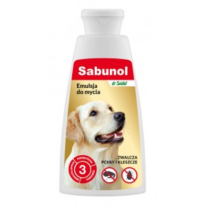 SABUNOL Emulsja do mycia przeciw pchłom 150ml 