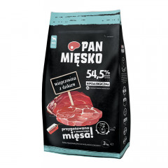 PAN MIĘSKO Wieprzowina z dzikiem - rozmiar chrupek: XL (bardzo duże)
