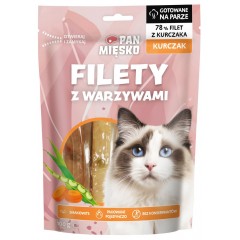 PAN MIĘSKO KOT Przysmak Filety Kurczak z warzywami 100g