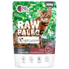 RAW PALEO Adult Sterilised Cat Tuna 100g