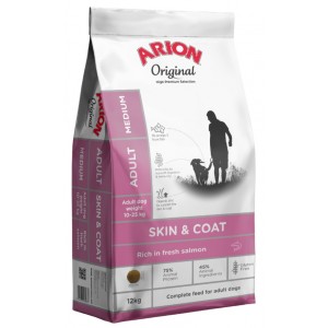 ARION Original Skin and Coat Medium Breeds - Salmon