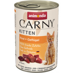 ANIMONDA Carny Kitten - Wołowina i drób 400g