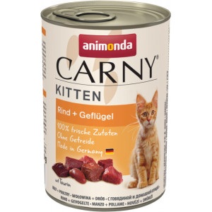 ANIMONDA Carny Kitten - Wołowina i drób 400g