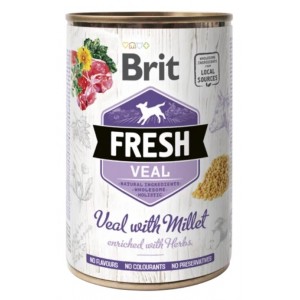 BRIT FRESH Veal and Millet 400g