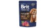 BRIT PREMIUM BY NATURE Pouch Gravy Fillets Beef and Carrot 85g
