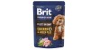 BRIT PREMIUM BY NATURE Pouch Gravy Fillets Chicken and Green Peas 85g