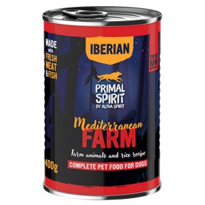 ALPHA SPIRIT Primal Spirit Iberian Mediterranean Farm 400g (puszka)