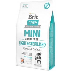 BRIT CARE Mini Light & Sterilised - Rabbit & Salmon