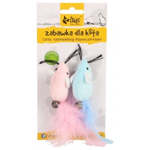 DINGO Zabawka dla kota - Myszki Twin 2 szt.