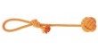 DINGO Piłka pleciona z uchwytem Energy 40 cm - pomarańczowy