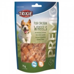 TRIXIE Premio Fish Chicken Wheels 75g