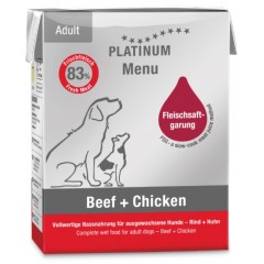 PLATINUM Menu Adult Beef-Chicken 375g
