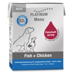 PLATINUM Menu Adult Fish-Chicken 375g