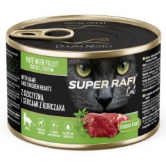 DOLINA NOTECI SUPER RAFI dla kota z dziczyzną i sercami kurczaka