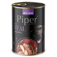 PIPER Junior z cielęciną i jabłkiem 400g