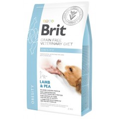 BRIT Veterinary Grain Free Diets Dog Obesity 2kg PROMO Krótki termin