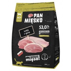 Pan Mięsko Indyk z gęsią dla kota S