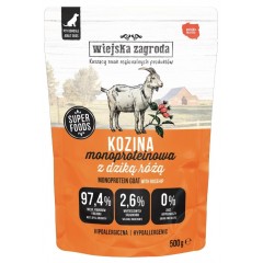 WIEJSKA ZAGRODA PIES Monobiałkowa Kozina 500g (saszetka)