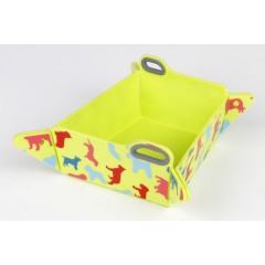 RECOSNACK Chop2Bowl green with dogs