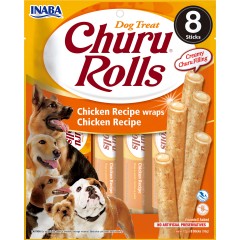 INABA DOG CHURU Rolls chicken wraps chicken 8x 12g (96g) PROMO Krótki termin