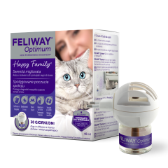 FELIWAY Feromony Optimum dla kota - Komplet 48 ml (wkład + dyfuzor) PROMO Krótki termin