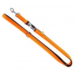 DINGO Smycz przedłużana Energy 1,2 x 120-220 cm - pomarańczowy