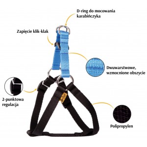 DINGO Szelki Fred Energy - fioletowe