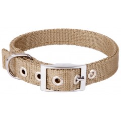 DINGO Obroża Extra z taśmy - khaki