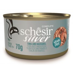 SCHESIR Silver Tuńczyk z makrelą siekane ryby 70g (puszka)